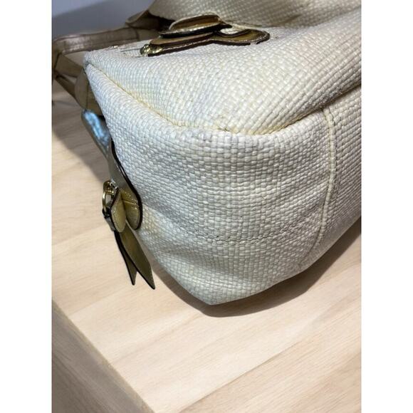 Coach F16584 Lexi Woven Butterfly Shoulder Bag & Matching Wristlet - Picture 10 of 13